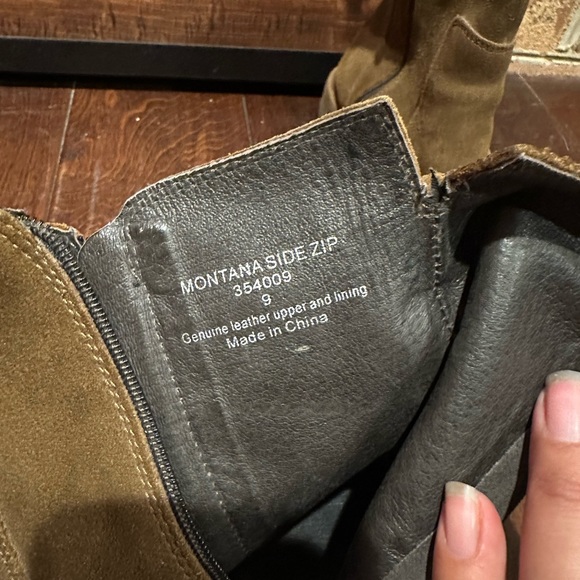 Franco Fortini Mens Suede boots Size 9 - Picture 8 of 9